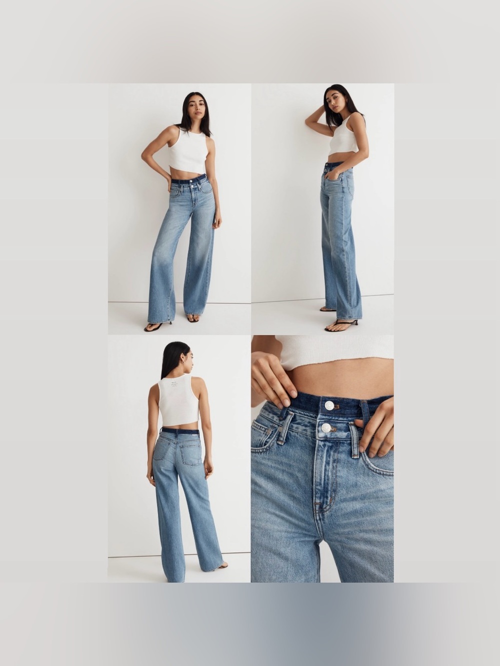 Madewell x Molly Dickson Double Waistband Jeans